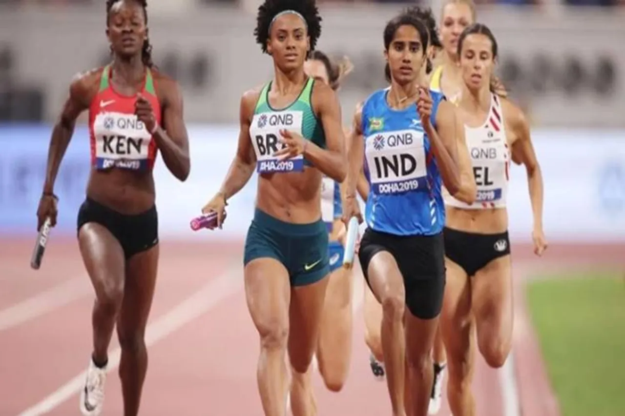 India mixed relay team finishes 7th at Worlds Athletics championship final - உலக தடகள சாம்பியன்ஷிப் - இறுதிப் போட்டியில் 7வது இடம்! ஒலிம்பிக்ஸை உறுதி செய்த இந்தியா