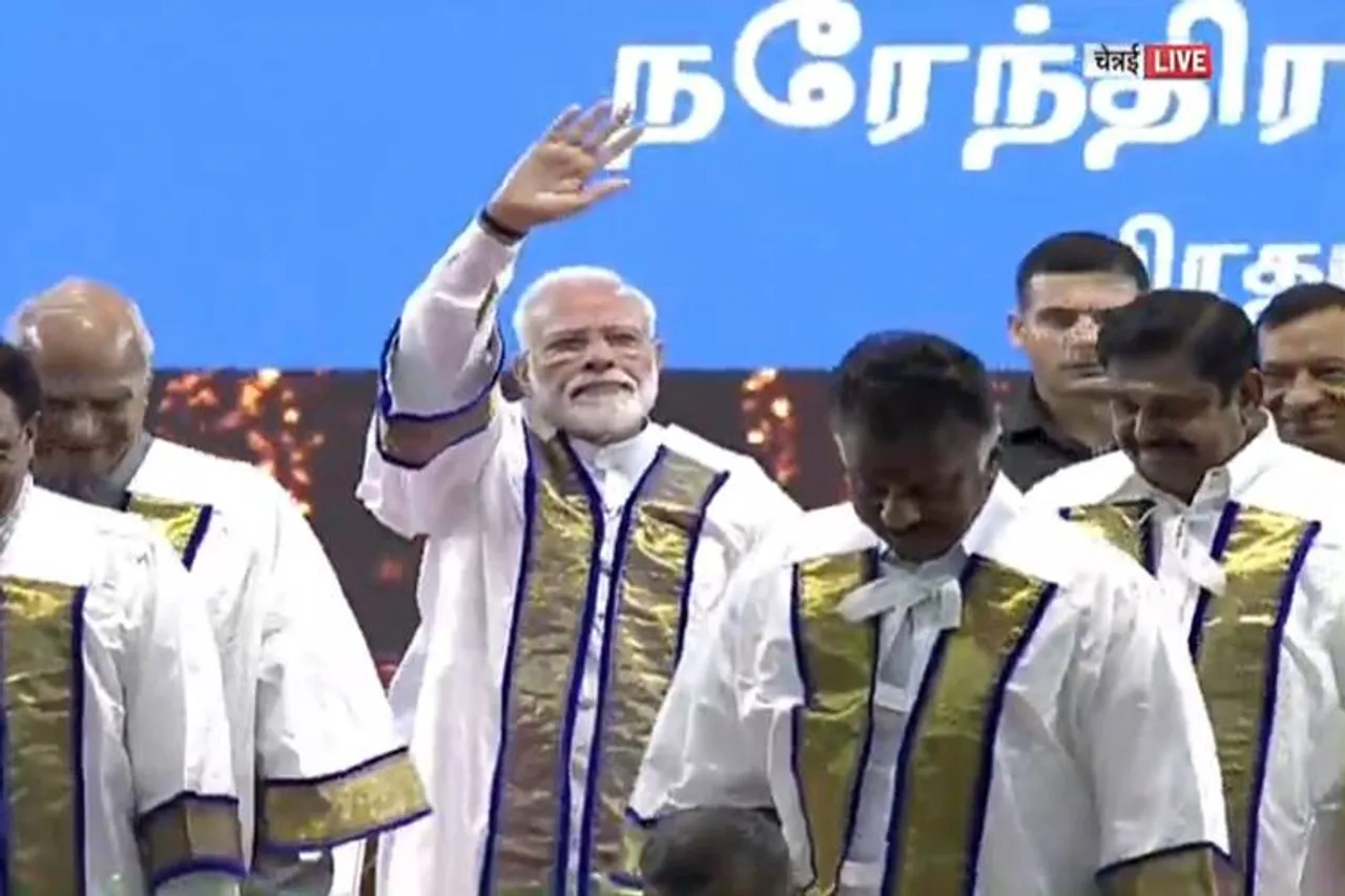 PM Modi in Chennai Live, PM Modi Chennai Visit