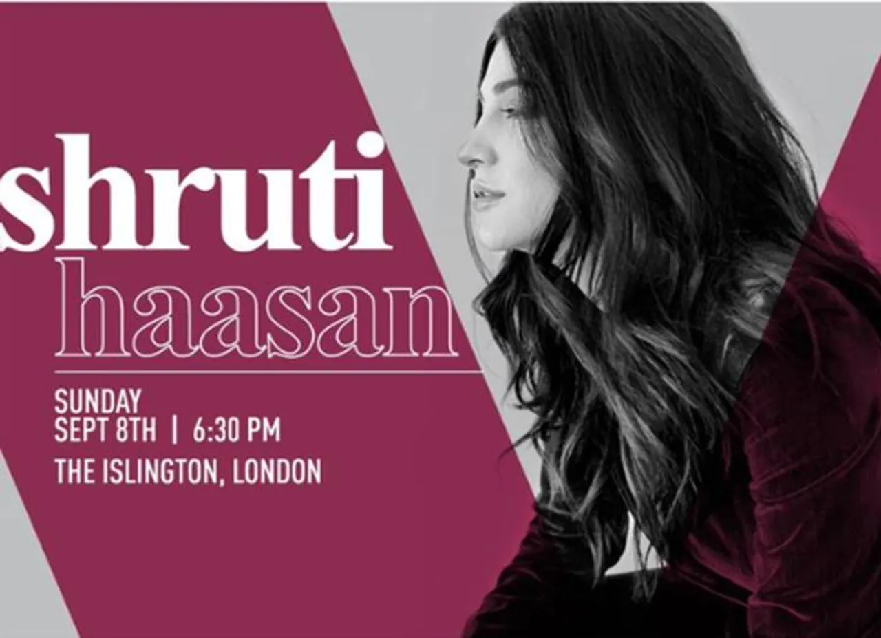 shruti haasan london concert ticket booking - லண்டனுக்கு ரசிகர்களை அழைக்கும் ஸ்ருதி ஹாசன் - வாழ்க்கையின் புதிய கட்டம் இதுதானோ!