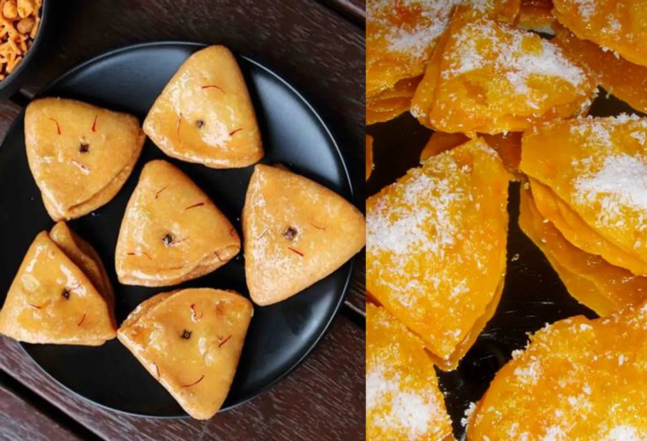 Festival sweets Badam Poori home made recipe in Tamil