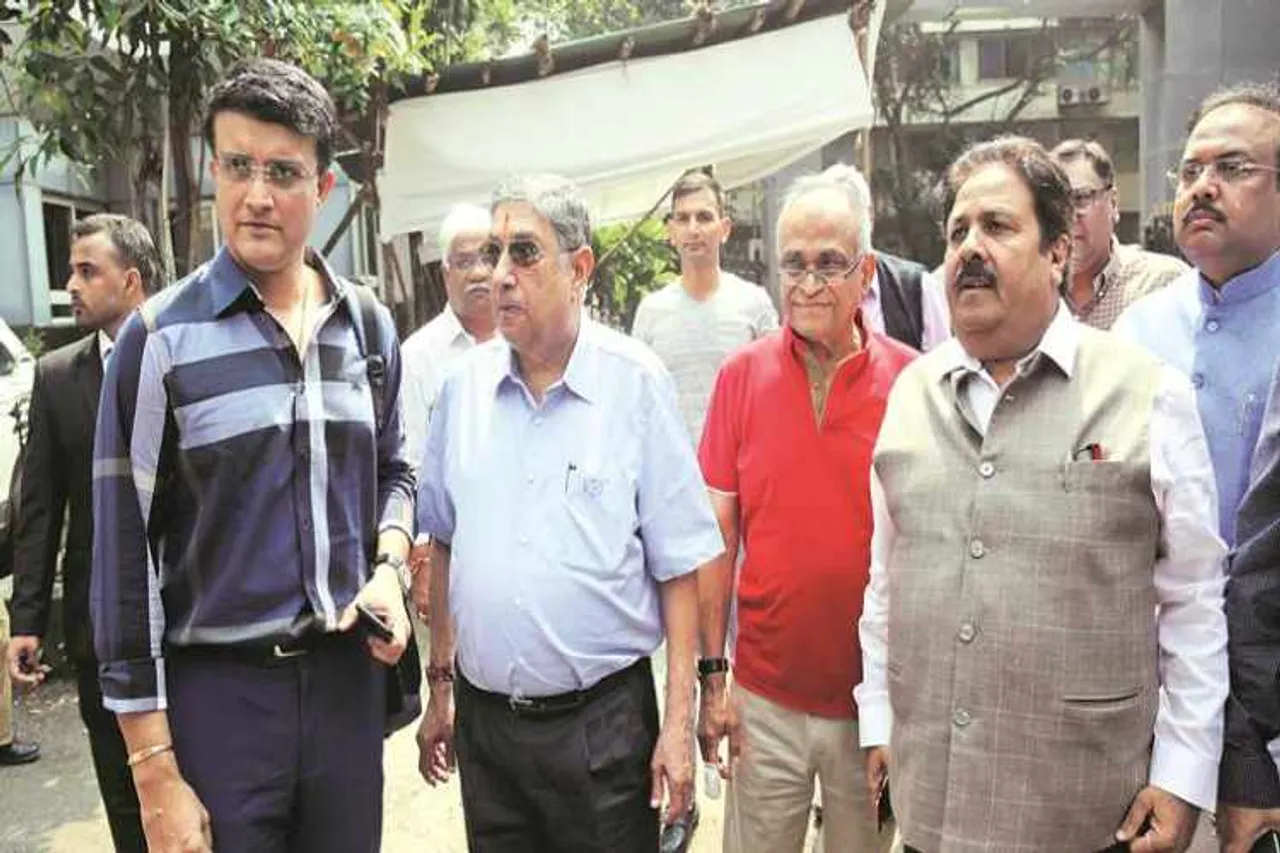 icc president, n srinivasan, bcci, sourav ganguly, indian express