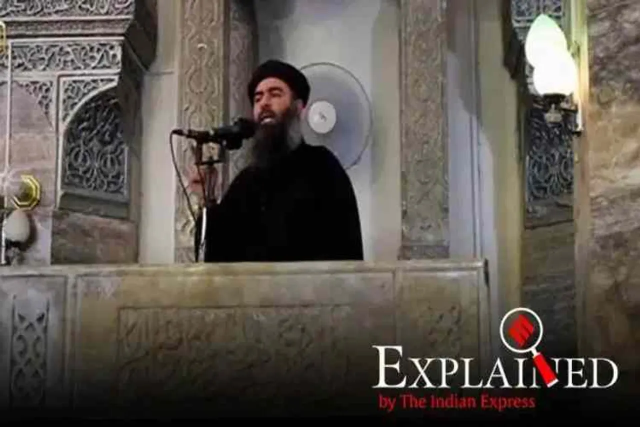 Abu Bakr al-Baghdadi, who is Abu Bakr al-Baghdadi, baghdad dead, Donald trump announcement, Abu Bakr al-Baghdadi isis head, killing Abu Bakr al-Baghdadi, அபுபக்கர் அல் பாக்தாதி, அமெரிக்கா, ஐ.எஸ்.ஐ.எஸ். தலைவர் அபுபக்கர் அல் பாக்தாதி, சிரியா, ஈராக், America, United STate of America, Islamic State, ISIS chief dead, ISIS, Explained news, Tamil Indian Express