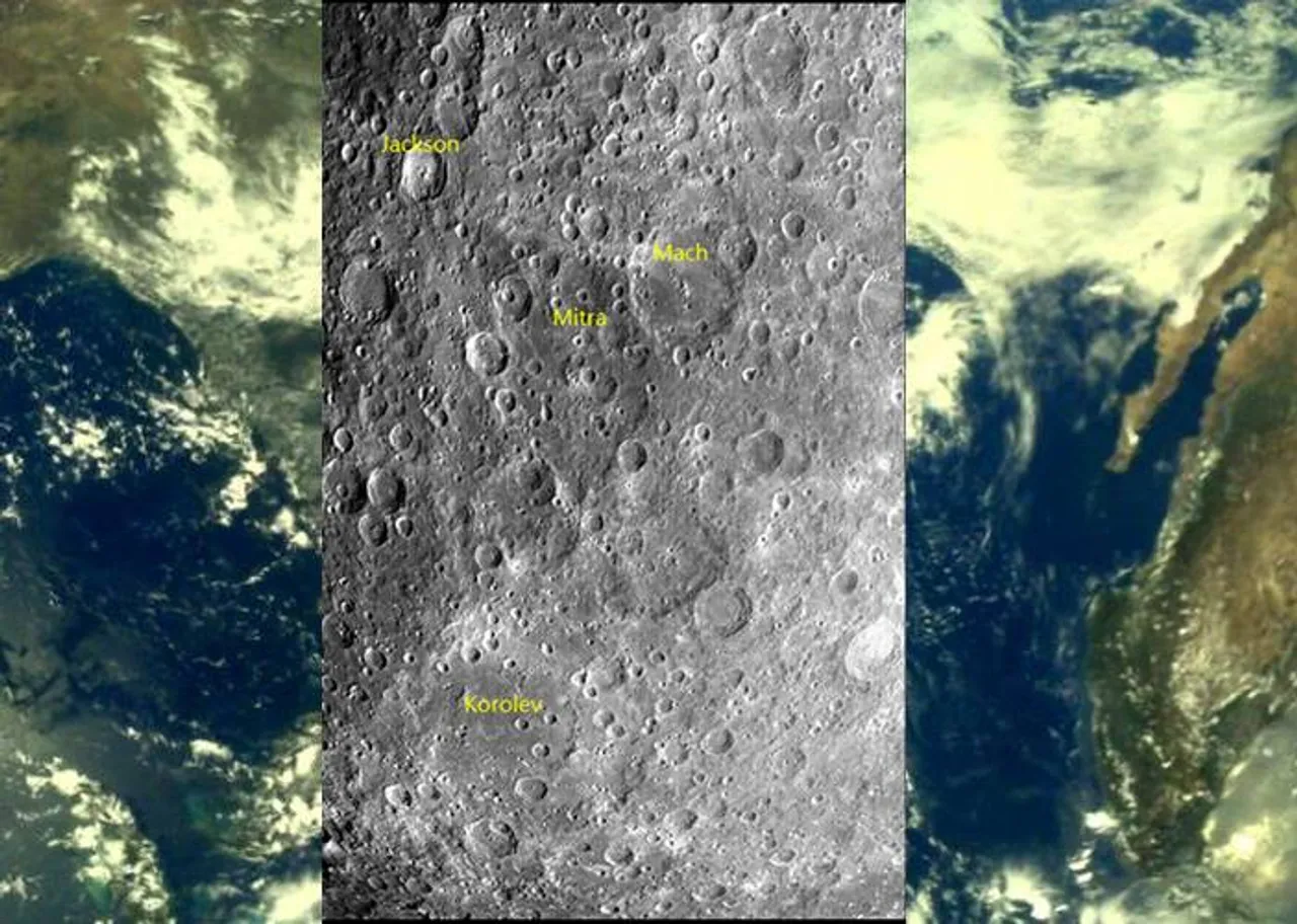 Earth Moon photographs sent by ISRO's Chandrayaan 2
