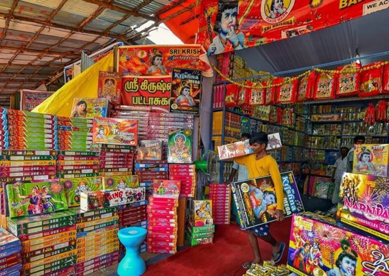 Diwali 2019 1000 temporary firecrackers shops