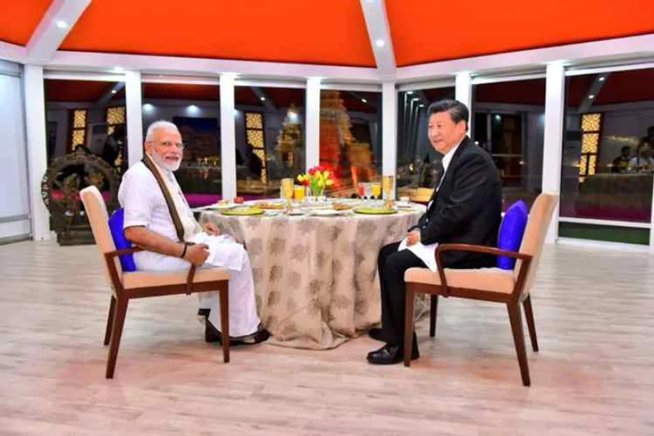 Modi - Xi Jinping Chennai -