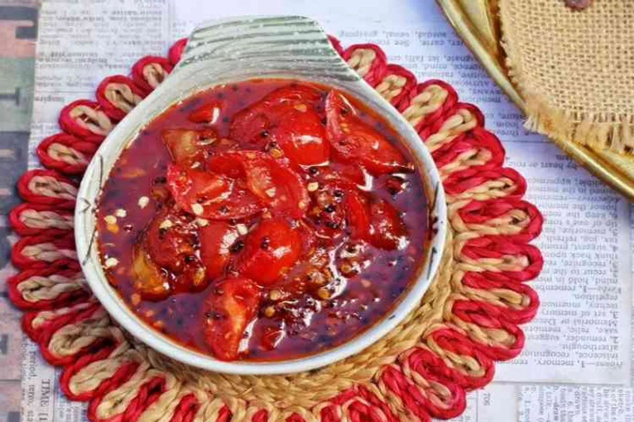 tomato, chutney, bengali style, special