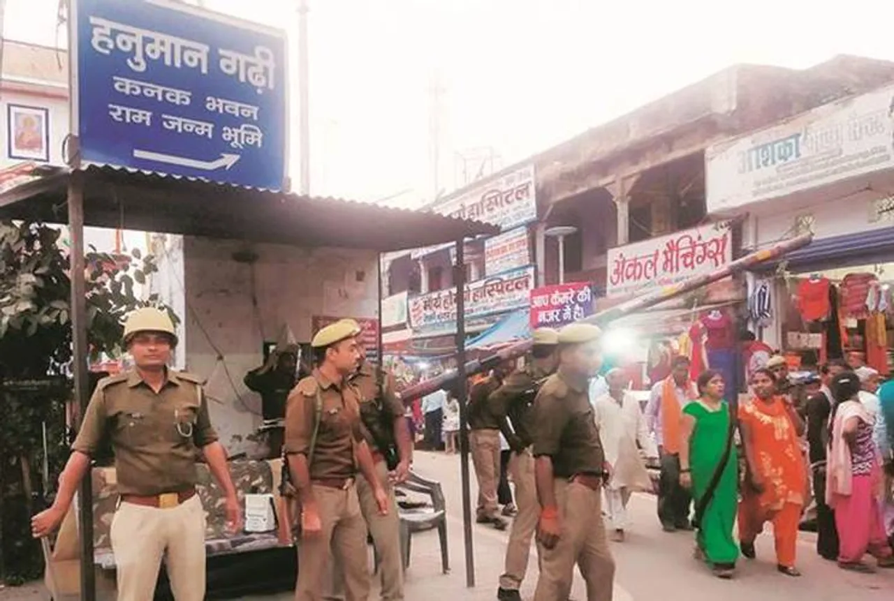 Ayodhya babri masjid Ramjanmabhoomi verdict security tightened