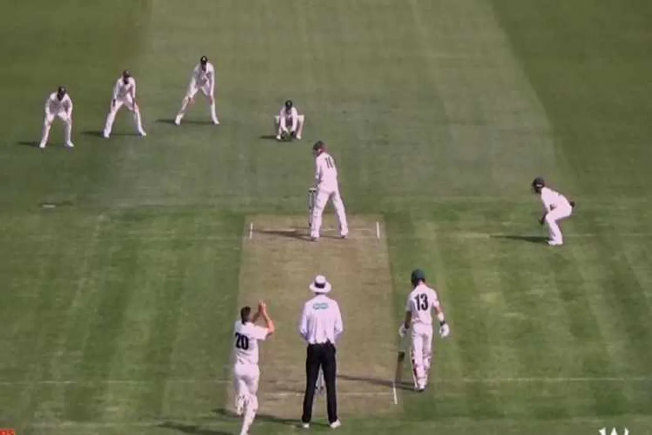 George Bailey, George Bailey batting, George Bailey batting stance, Sheffield Shield, Tasmania vs Victoria, australia cricket