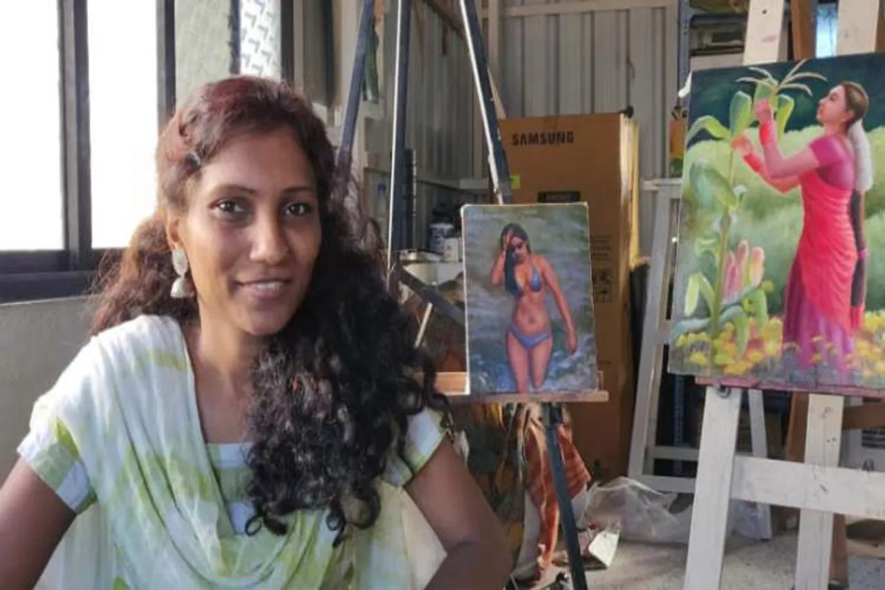 chennai-based-artist-ramya-sadasivam-excels-in-figurative-art-which-includes-nude-painting-next-fous-on-lgbt-community