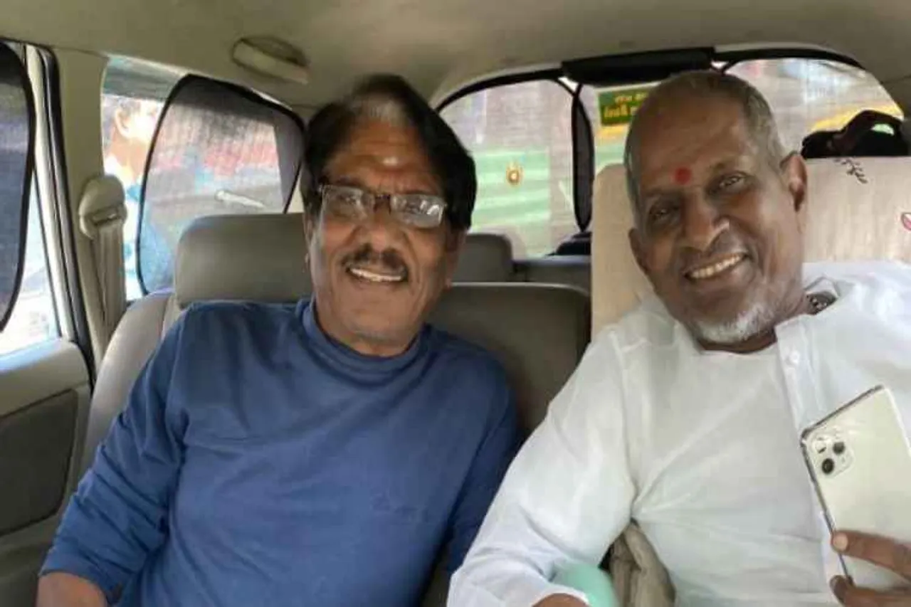 ilayaraja, bharthiraja, meet, iyal, isai, theni, district, relationship, friendship, fans, celebration, instagram