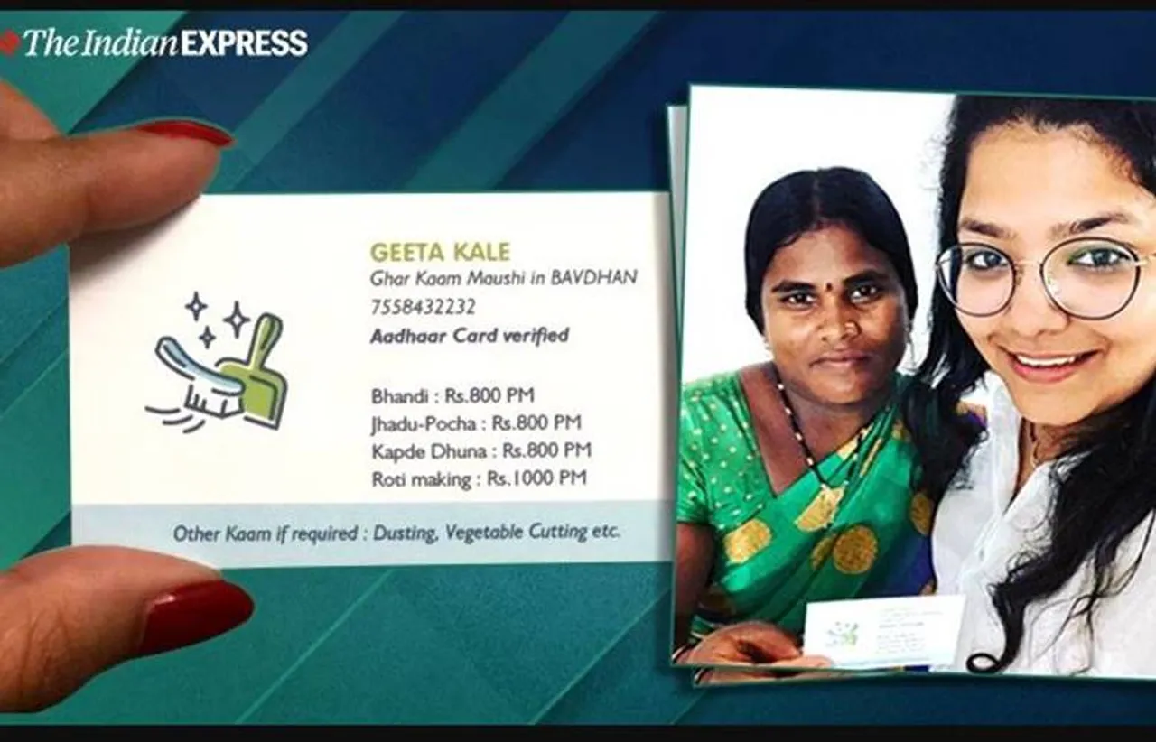 Pune housemaid’s smart business card goes viral