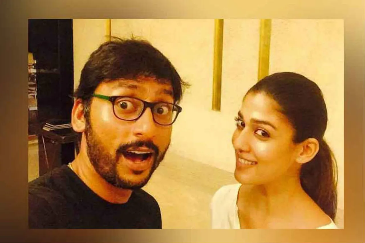 RJ balaji with nayanthara