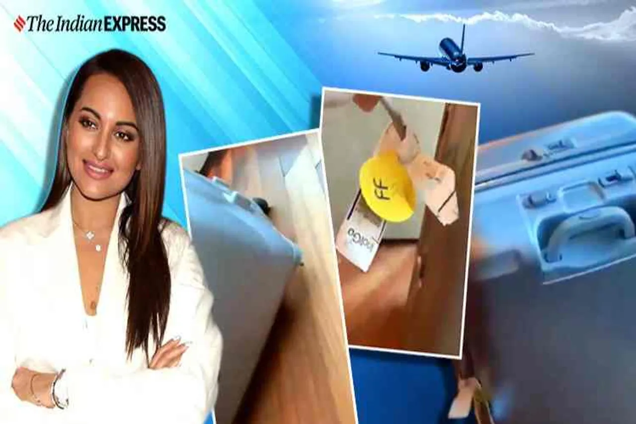 sonakshi sinha suitcase damaged, சோனாக்‌ஷி சின்ஹா, sonakshi sinha suitcase damaged in air travel, the carriage by air act, 1972, sonakshi sinha baggage, indianexpress.com, indianexpress, சோனாக்‌ஷி சின்ஹா சூட்கேஸ் சேதம், விமானப் பயணத்தில் சேதமடைந்த சோனாக்‌ஷி சின்ஹா, சூட்கேஸ், இண்டிகோ விமான நிறுவனம், broken luggage, how to report broken luggage airport, air travel, dgca, dgca rules, indigo, air india, shubhendra rao guitar broken, the carriage by air act, 1972, sonakshi sinha baggage, tamil.indianexpress.com, tamil indianexpress, broken luggage, how to report broken luggage airport, air travel, dgca, dgca rules, indigo, air india, shubhendra rao guitar broken