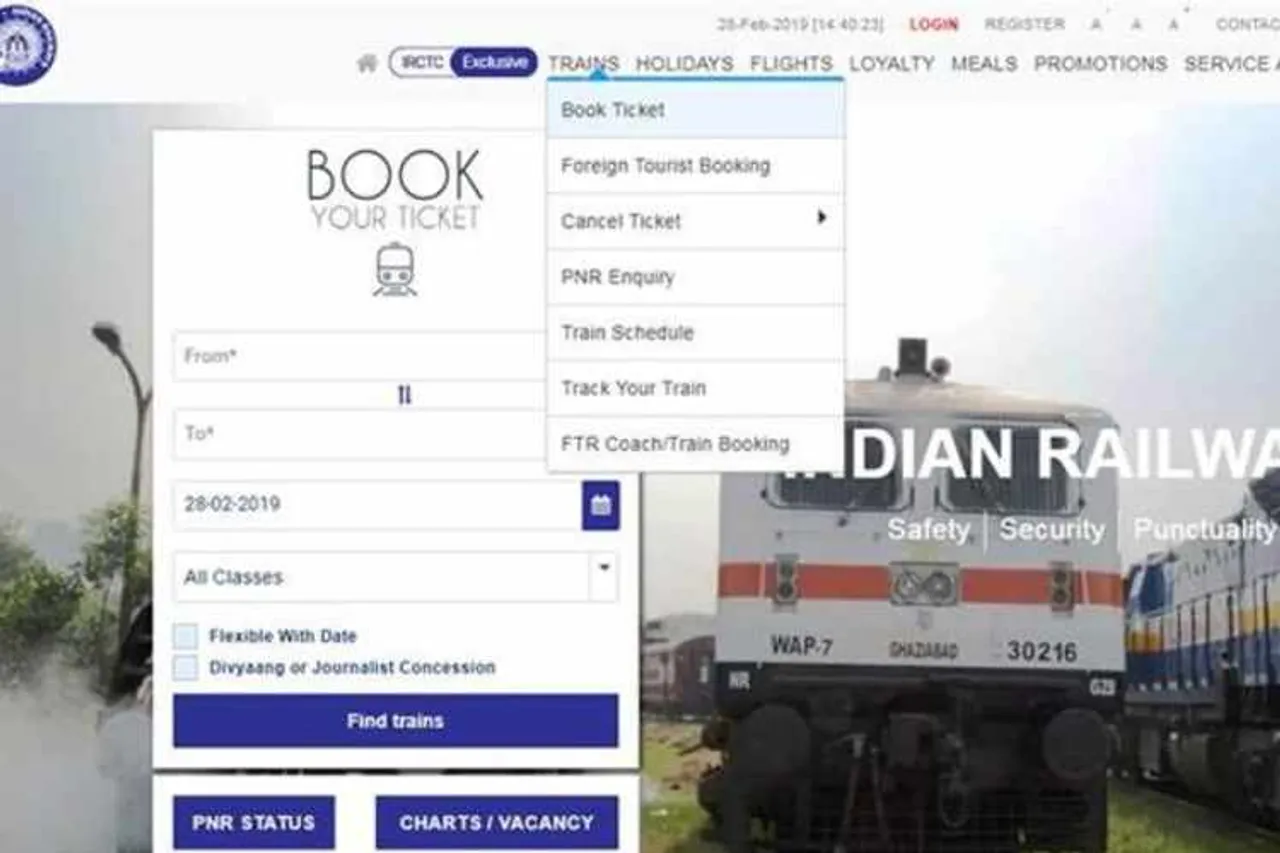 IRCTC,IRCTC ticket booking,train ticket,irctc.co.in,IRCTC ticket reservation,IRCTC PNR status,Indian Railways,IRCTC official website,Railways News, irctc,