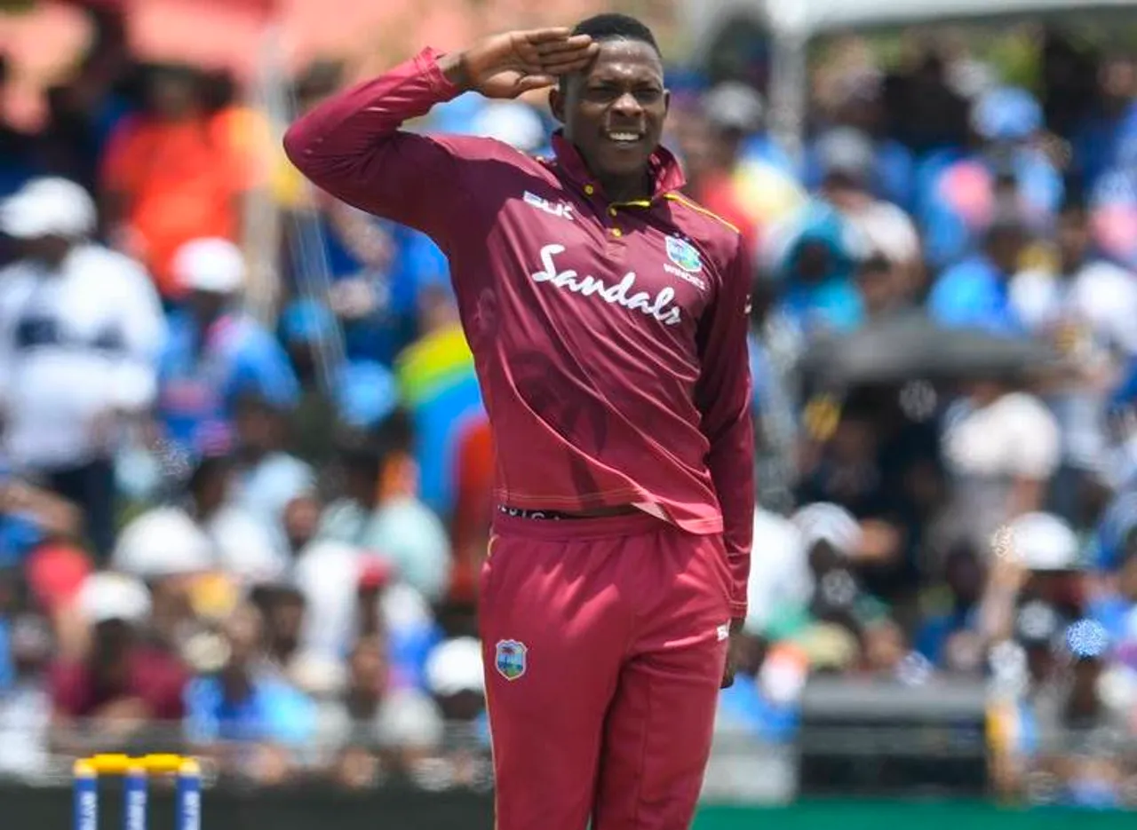 Sheldon Cottrell , Ind Vs WI