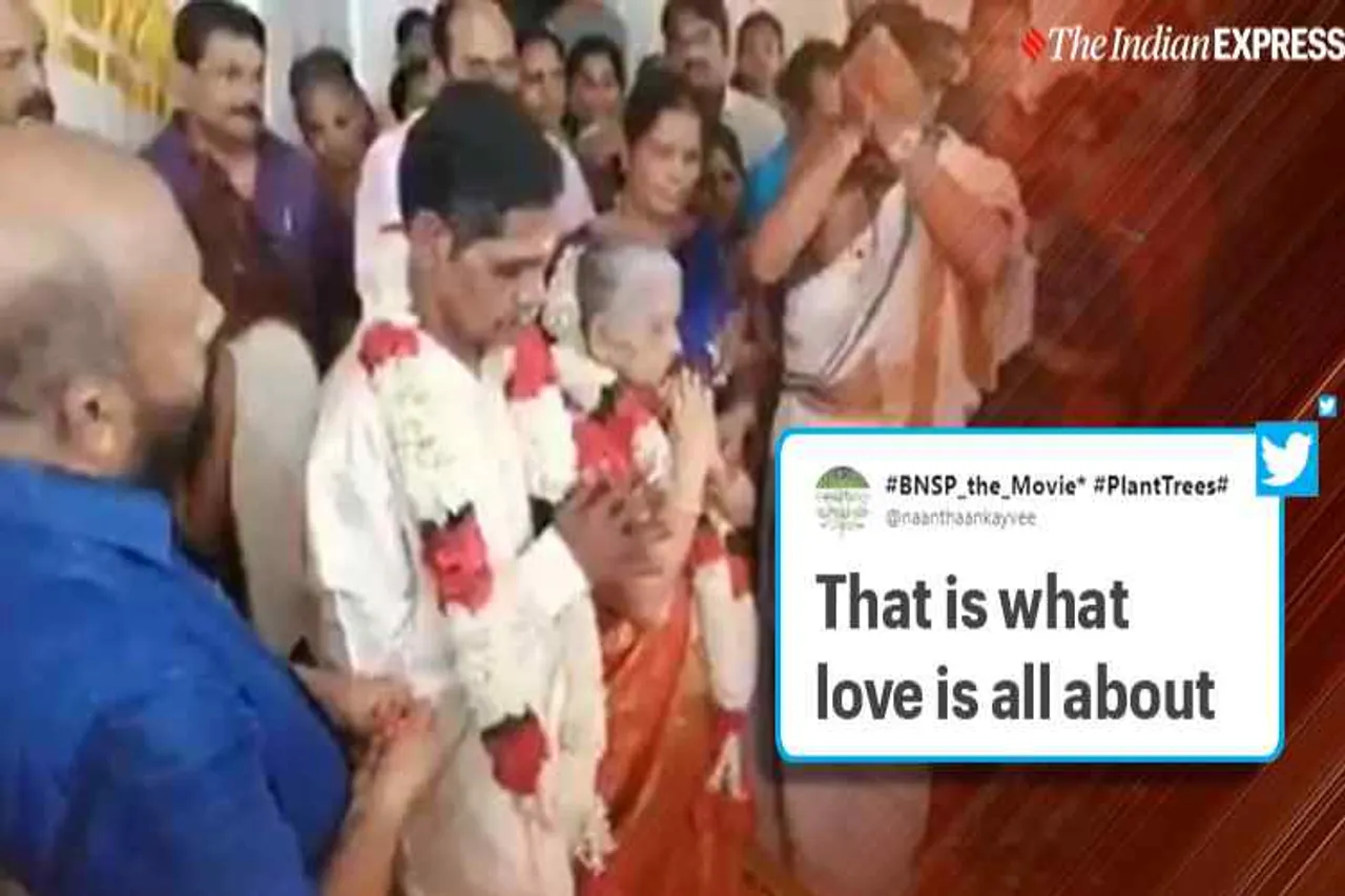 kerala couple their 60's fell in love at old age home, கேரளா முதியோர் இல்லத்தில் திருமணம், 65 வயதில் காதலித்து திருமணம் செய்துகொண்ட முதியவர்கள், kerala couple fell in love in old age home, thrissur, trending, Tamil indian express news