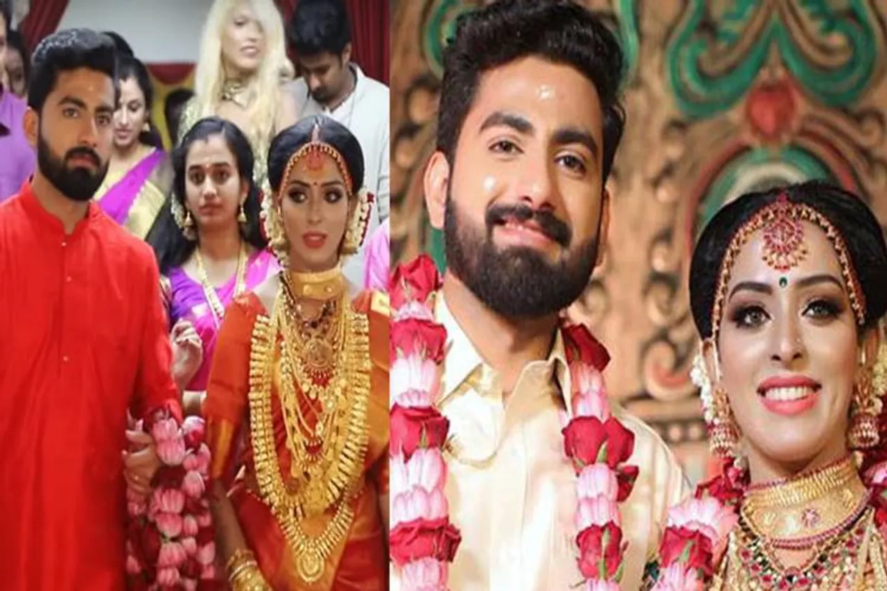 malayalam actress mahalakshmi marriage video - பிரபல நடிகை மகாலக்ஷ்மிக்கு கோலாகலமாக திருமணம் - 'சிவகாமி' சீரியல் நடிகையா இவர்? (வீடியோ)