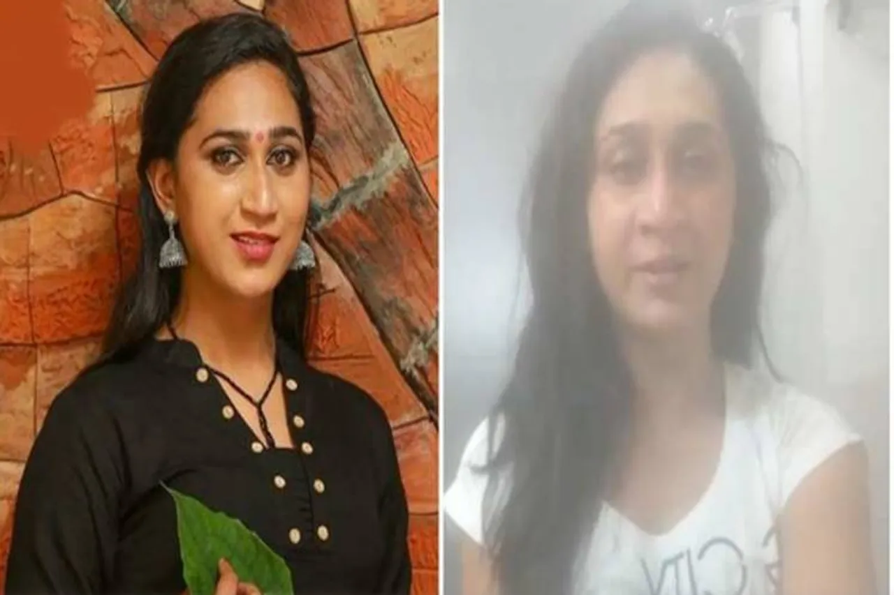 Anjali Ameer accuses live-in boyfriend of harassment and blackmail - 'காதலன் மிரட்டுகிறார்' - கண்ணீருடன் வீடியோ வெளியிட்ட பேரன்பு நடிகை!