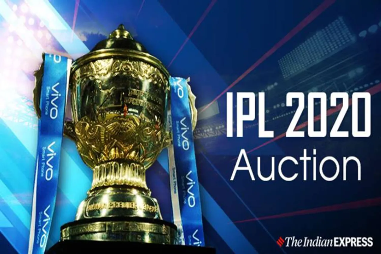 VIVO IPL  2020 Player Biddings Updates