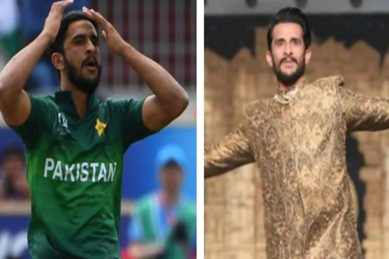 pakistan cricket hasan ali ramp walk trolled by pak fans - போன வருஷம் கெத்து; இந்த வருஷம் மொத்து! - பாக்., பவுலரை வச்சு செய்யும் அந்நாட்டு (வீடியோ)