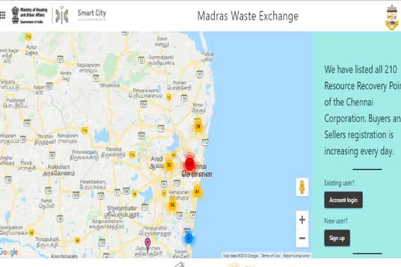 chennai, chennai corporation, waste management, sold waste, recycle, website, buyer, seller, manure, plastic wastes android app, corporation commissioner