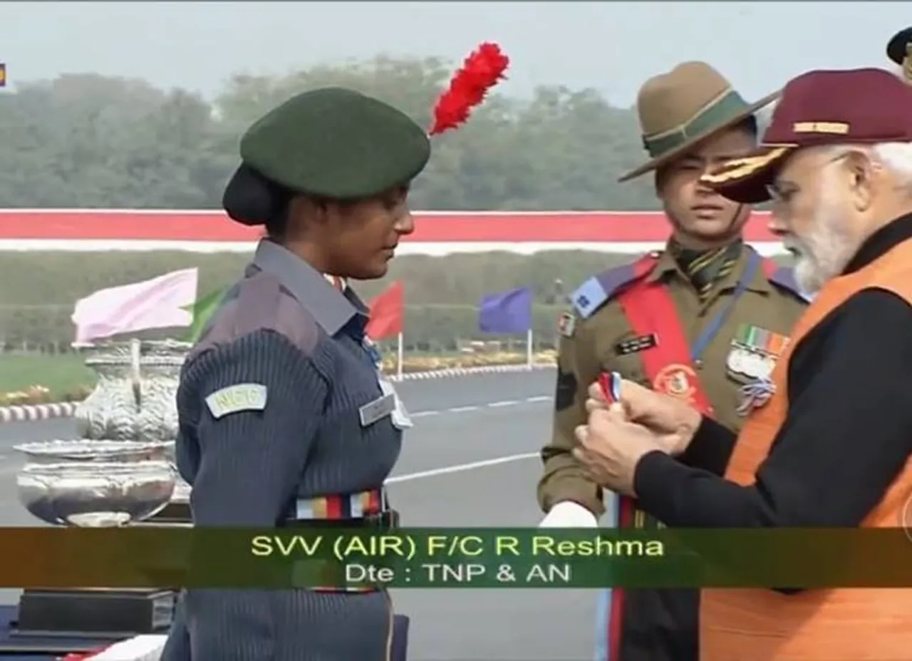 Flight Cadet R Reshma from Trichy strikes gold