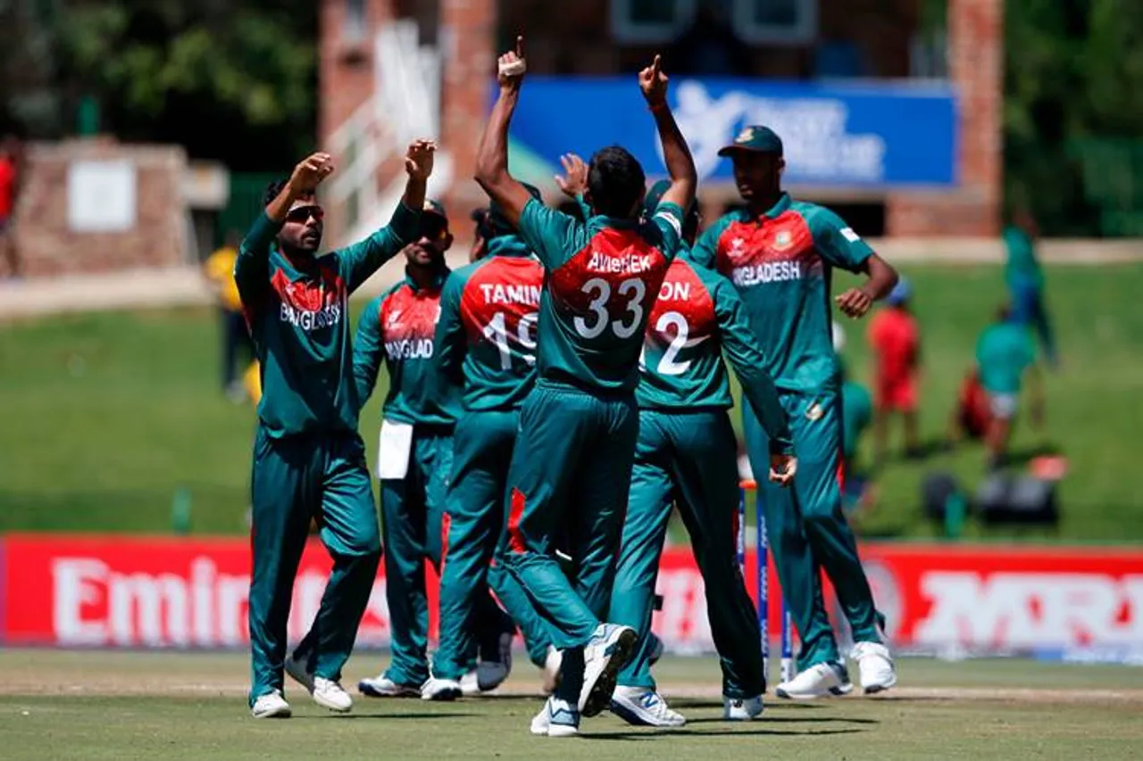U19 world cup final clashes between India Bangladesh players viral video, cricket news, viral videos, cricket viral videos,