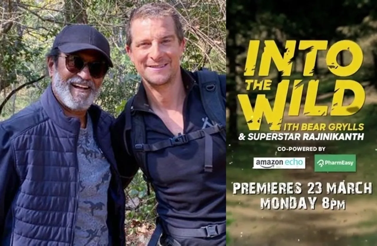 Rajinikanth, into the wild with bear grylls