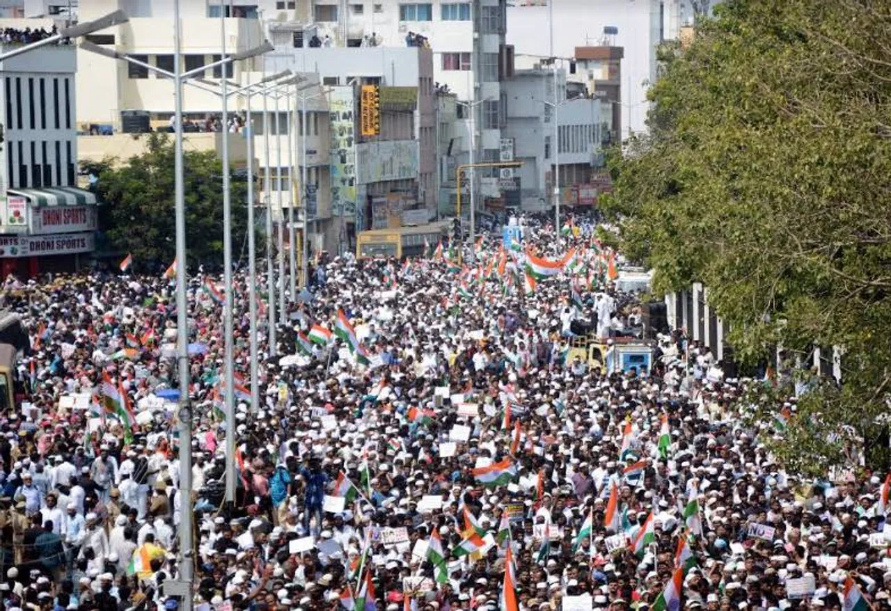 muslims protest against caa chennai special photo gallery
