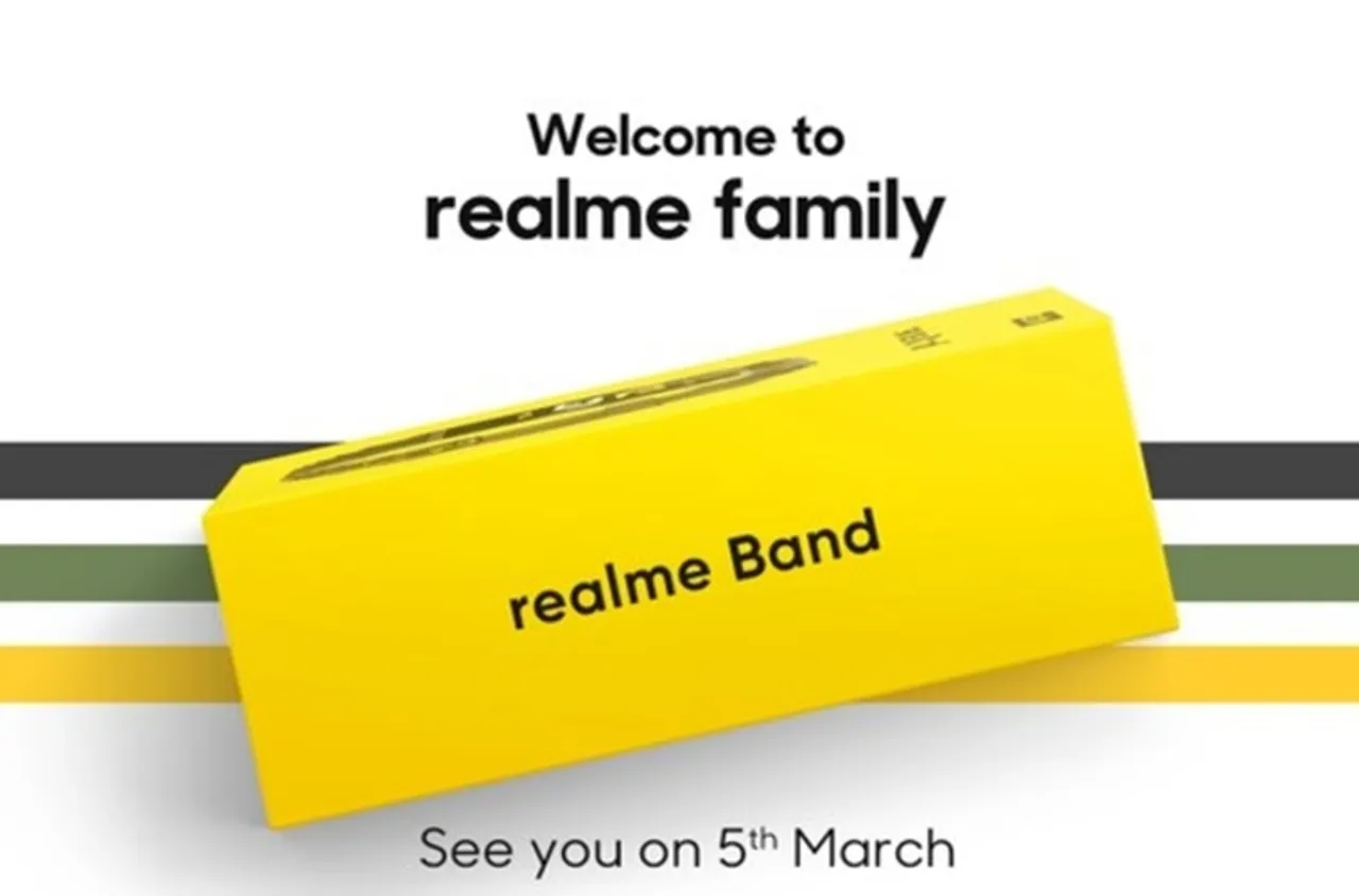 Realme fitness band coming on March 5