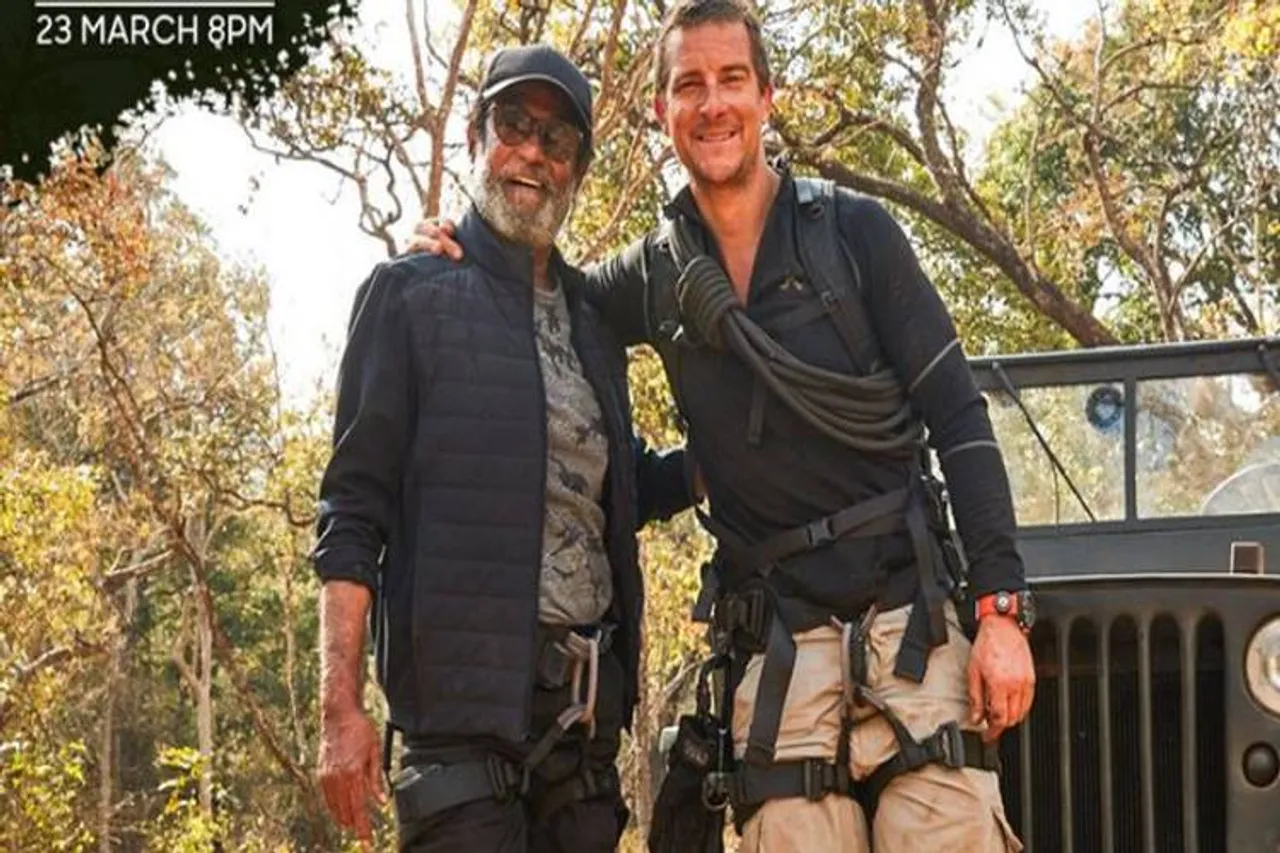 Rajinikanth Into the wild with bear grylls