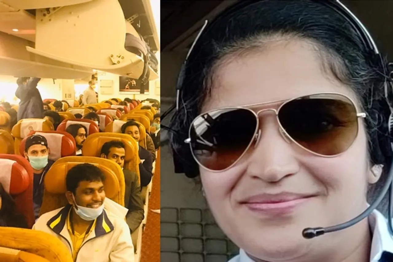 Air India Piolt Swati Ravel rescued the stranded Indians from Italy