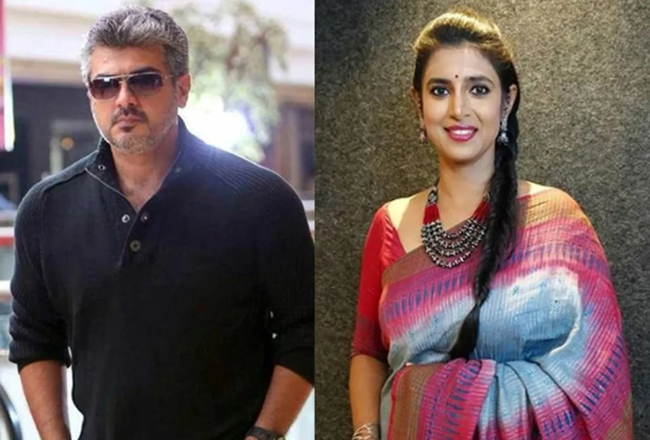 Actress Kasturi asks actor ajith to take actions against his fans