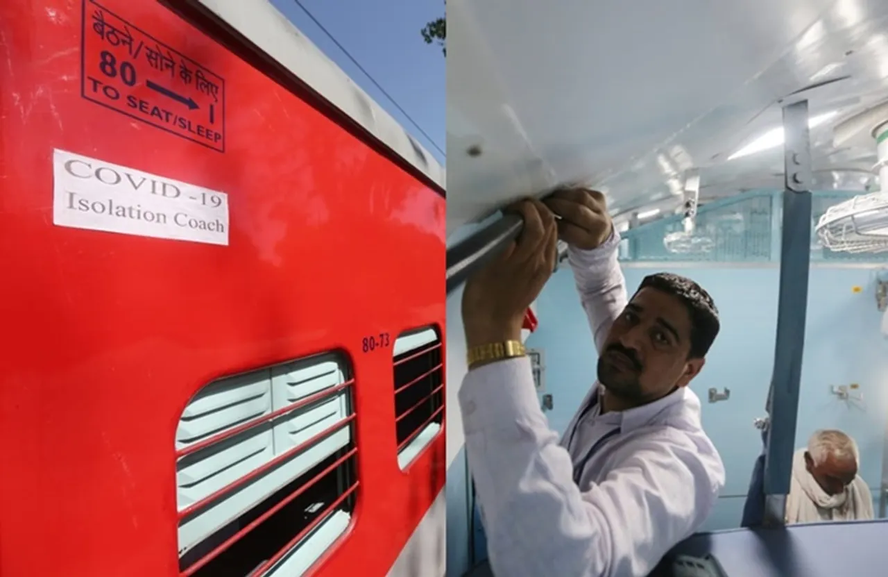 COVID19 Coronavirus outbreak Indian Railway Isolation wards