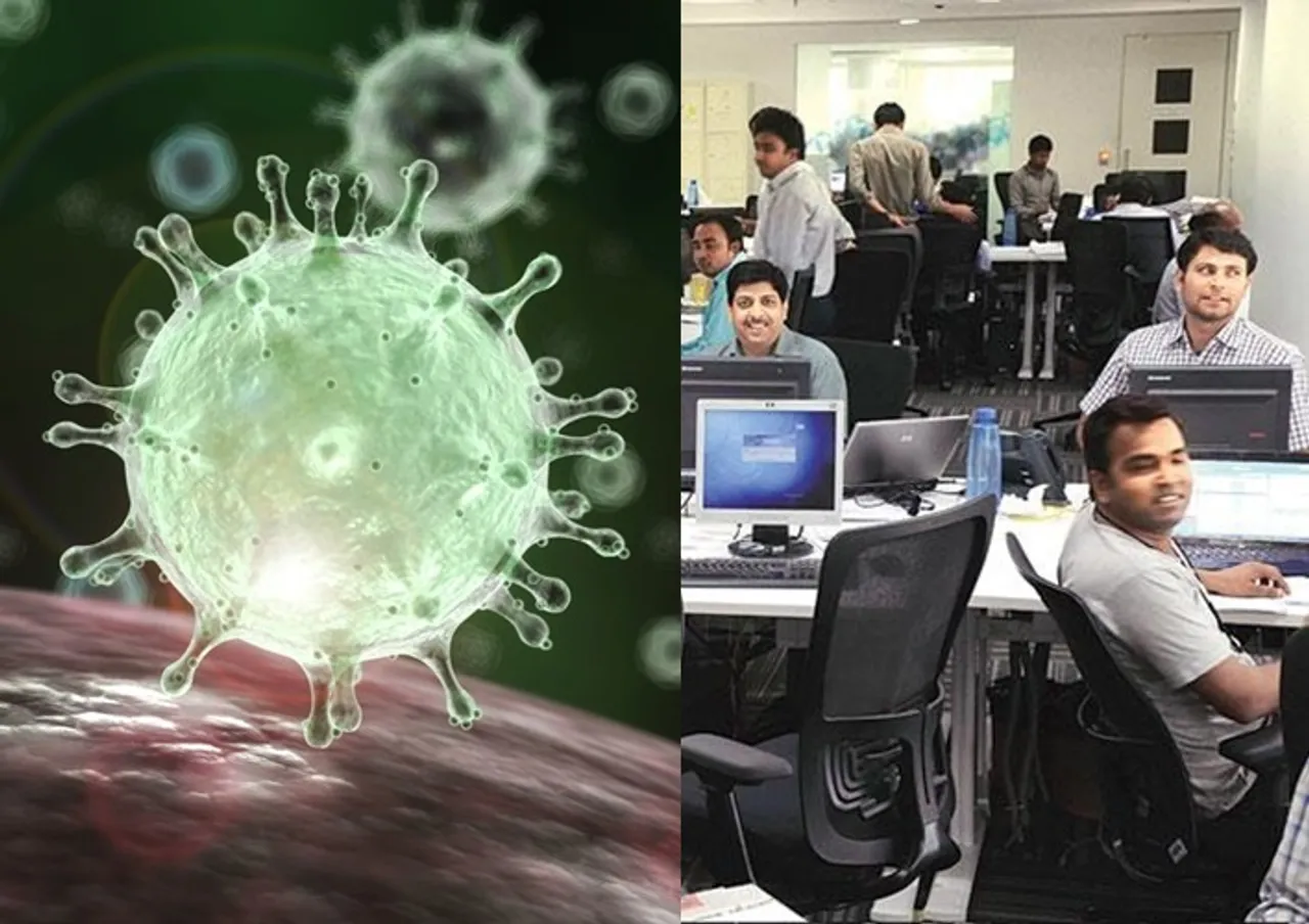 Coronavirus IT company employees are advised to work from home