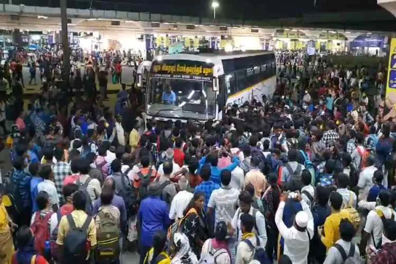 coronavirus, coronavirus pandemic, tamil nadu, 144 imposition, buses