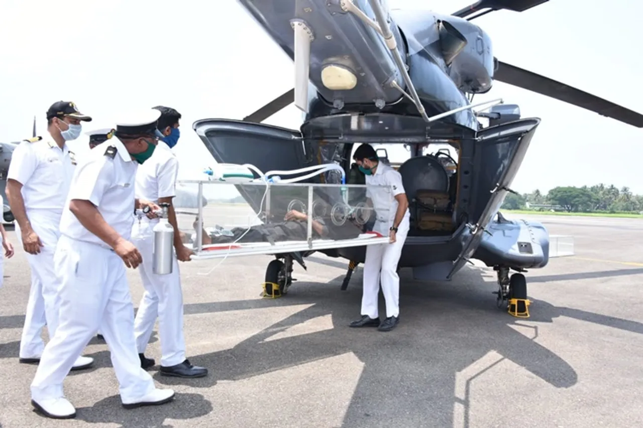 Indian Navy designs air pod for safe evacuation of Covid-19 patients from remote locations
