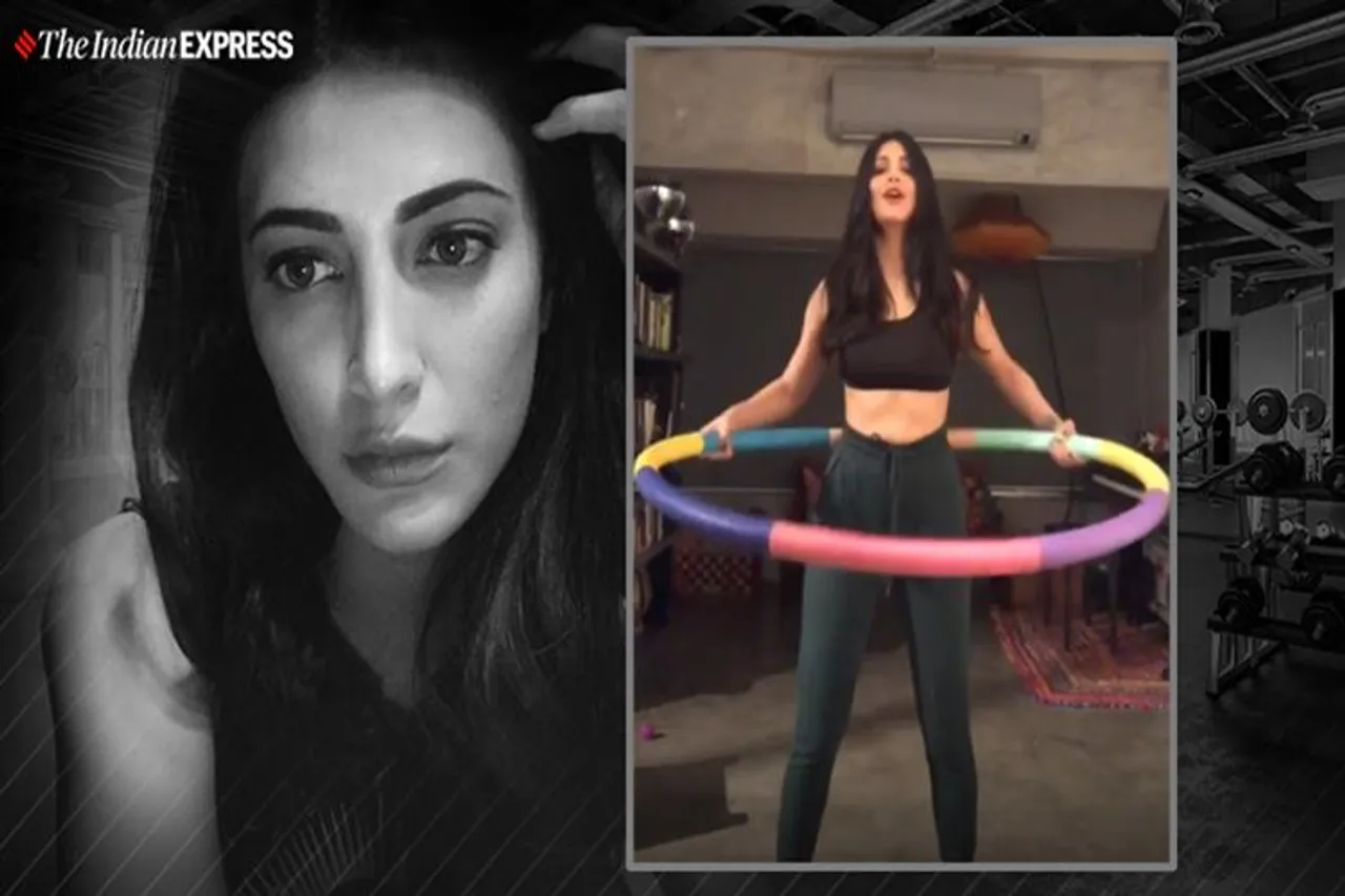 Shruti hassan Hula Hoop Tutorial