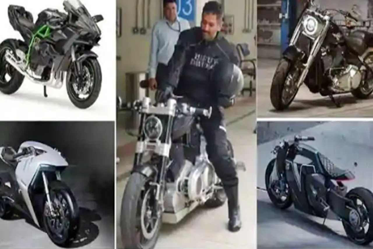 MS Dhoni's bike collections photos and videos