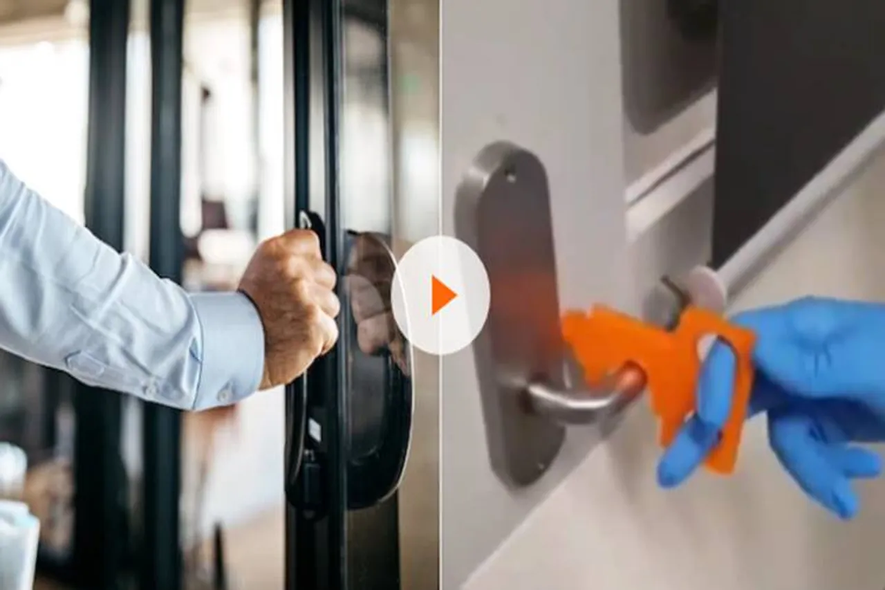 3D-printed tool that could stop us touching contaminated surfaces Tamilian muthu vellayappan covid 19