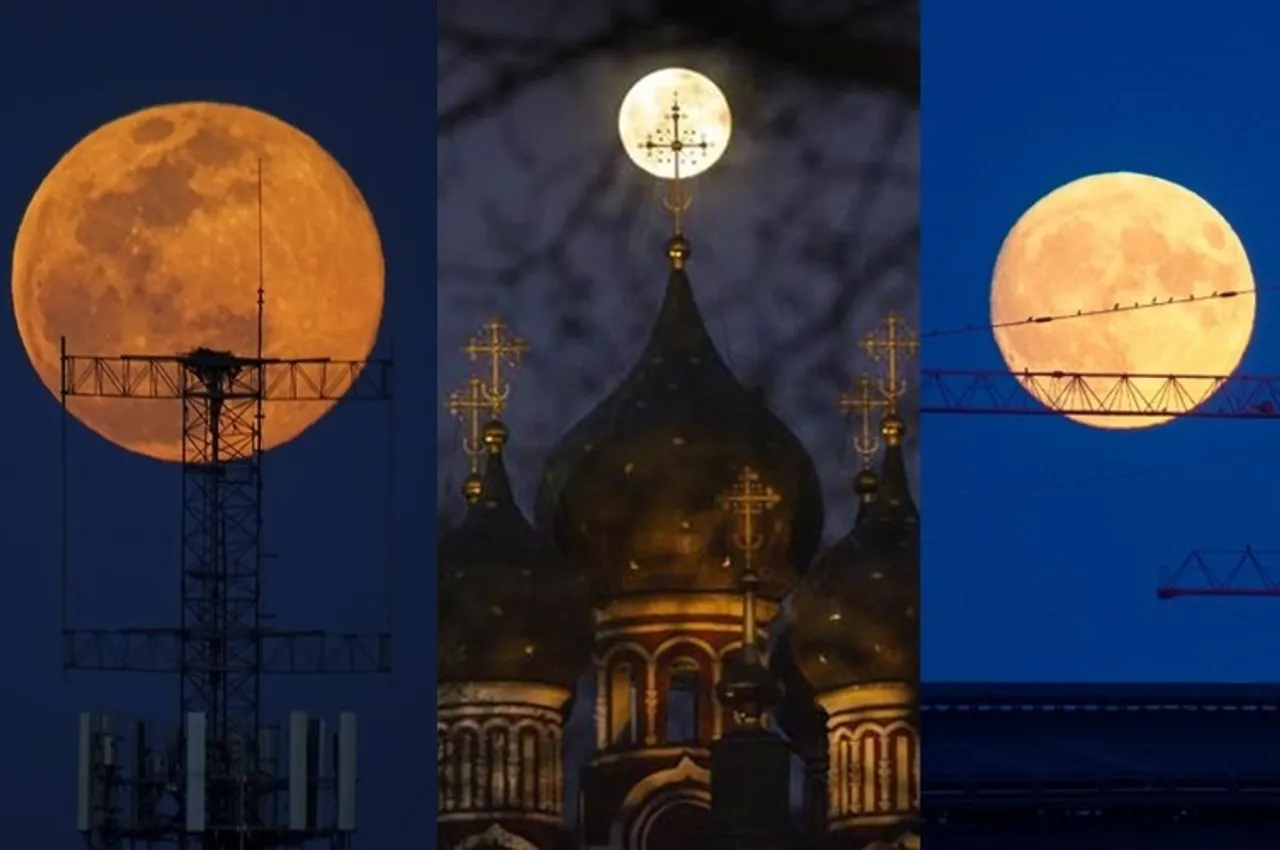 Super Pink Moon 2020 photo gallery