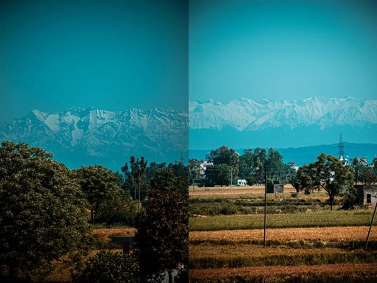 Coronavirus lockdown Himalayas visible from Jalandhar, Punjab