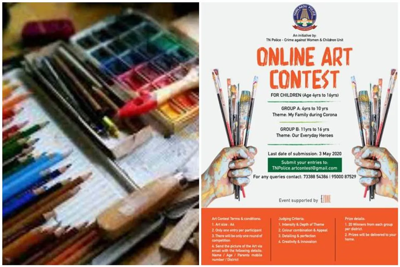 tn police drawing competition, Tamil nadu police drawing competition, tamil nadu police drawing competition for students, drawing competition for students, drawing competition by tn police, tn police online drawing competition, தமிழ்நாடு போலீஸ் ஓவியப் போட்டி, தமிழக போலீஸ் ஆன்லைன் ஓவியப் போட்டி, மாணவர்களுக்கு தமிழ்நாடு போலீஸ் ஓவியப்போட்டி, கொரோனா வைரஸ் ஓவியப்போட்டி, coronavirus lockdown drawing competition, corona virus lockdown drawing competition tn police