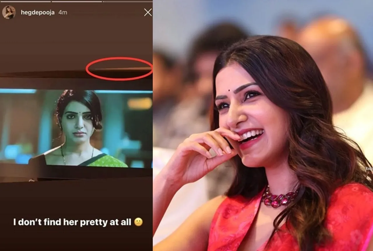 why Pooja must apologize samantha is trending in twitter now?