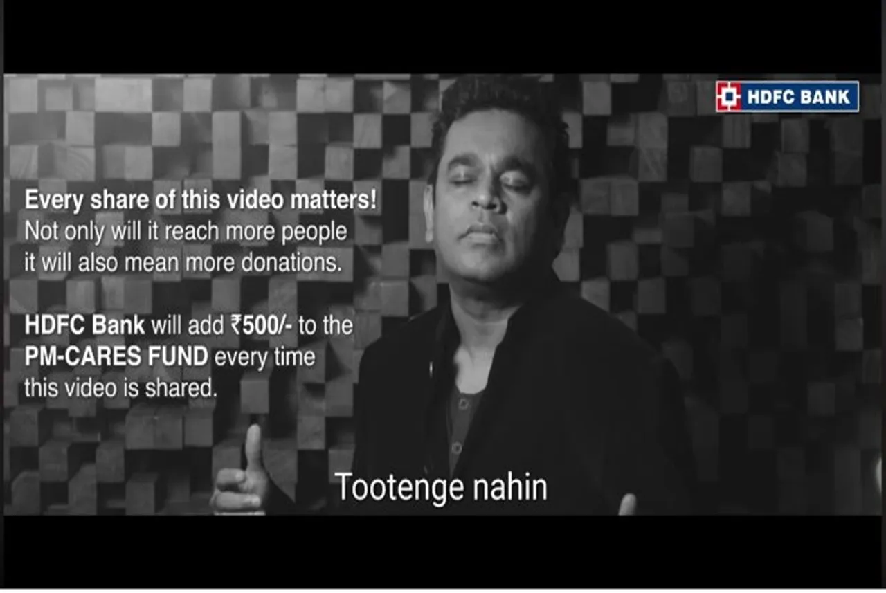 Hum Haar Nahi Maanenge AR Rahman album 1 share gives rs 500 to PM Cares covid19 fund