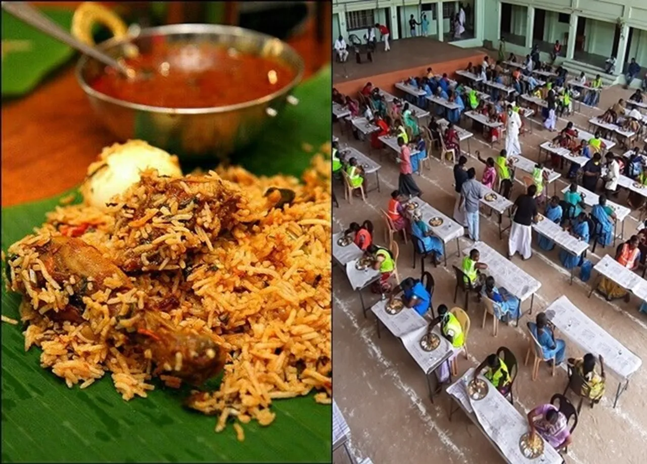 Sheik Dawood Maraikayar provide briyani to cleaning workers in Nagapattinam