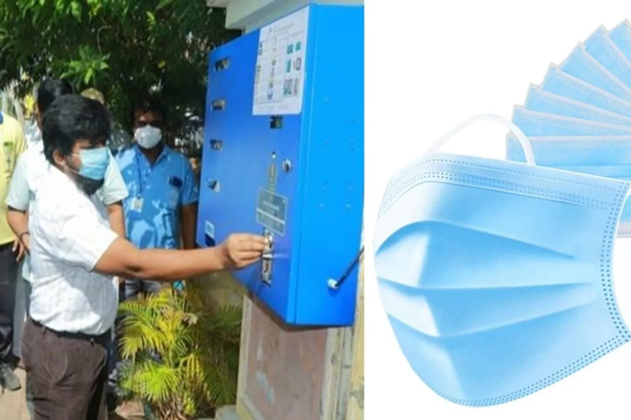 Mask Vending Machine introduced in Tuticorin