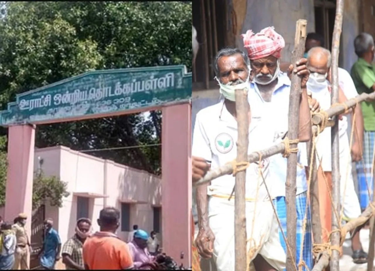 TASMAC Reopen Salem Omalur school had been used to distribute liquor token