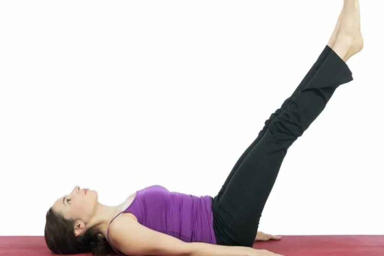 viparita karani, viparita karani benefits, viparita karani yoga pose, indianexpress.com, indianexpress, legs up against the wall benefits, simple yoga pose, relaxing yoga pose, how to improve blood circulation, blood circulation improvement pose, 20 minutes exercise