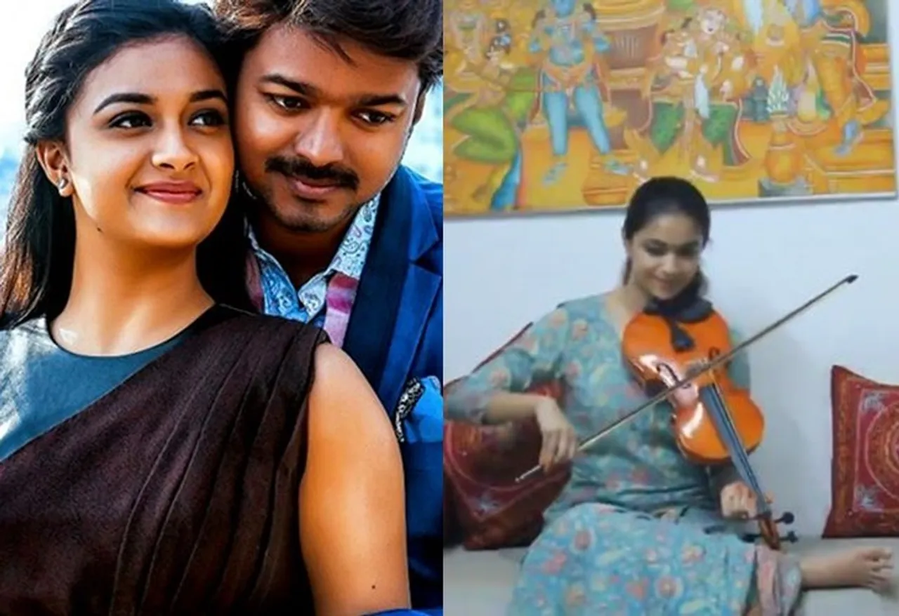 Actor Vijay 46th birthday Keerthy Suresh's special tribute